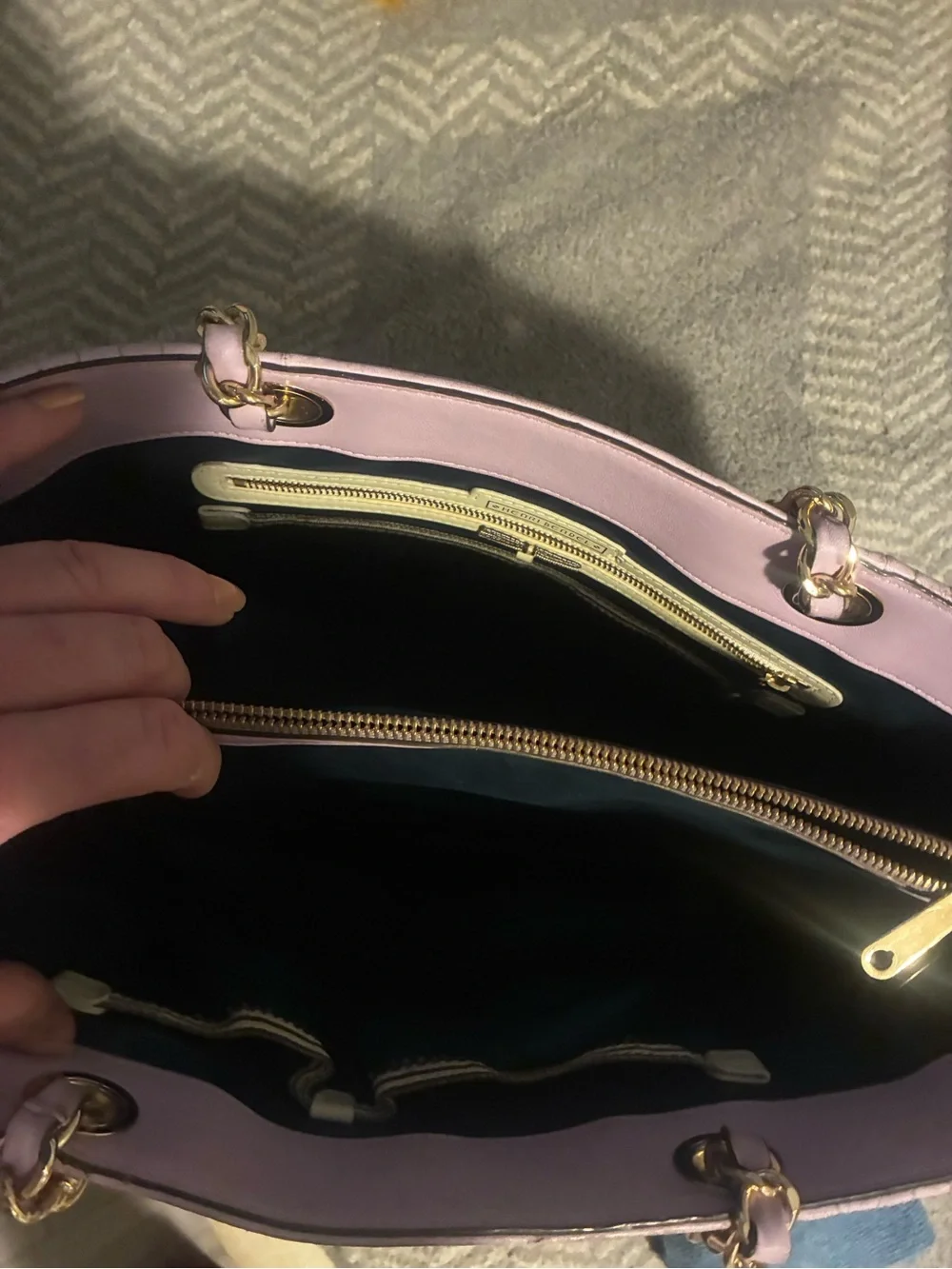 Henri Bendel Sample No. 7 Quilted Pink Lambskin Tote